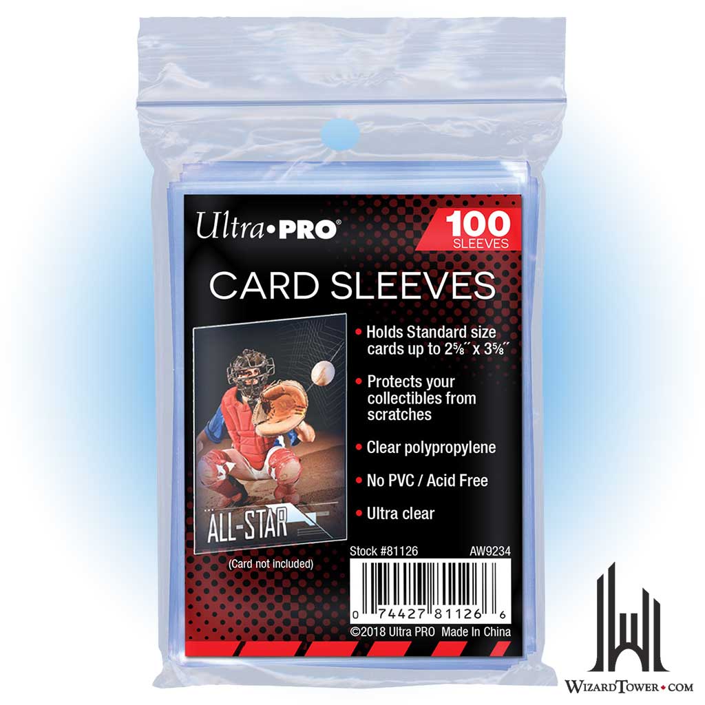 Card Holder - Penny Sleeve Pack of 100 - Max 10 Per Customer