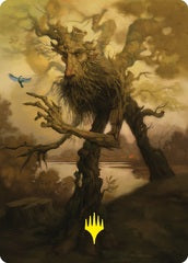 Treefolk Token (81/81) Art Card (ALTR) - Gold-Stamped Signature