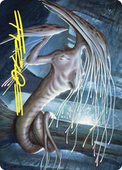 Manaweft Sliver (81/81) Art Card (ACMM) - Gold-Stamped Signature