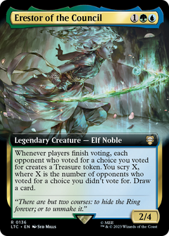 Erestor of the Council (0136) (Extended Art)