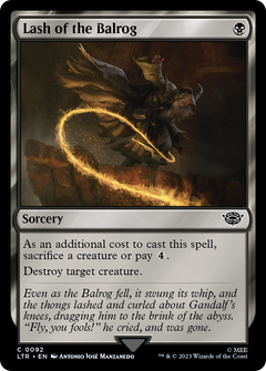 Lash of the Balrog - Foil
