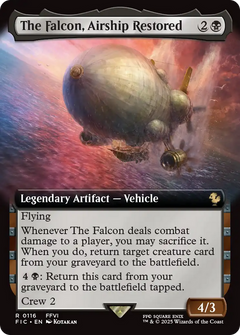 The Falcon, Airship Restored (0116) (Extended Art) - Foil