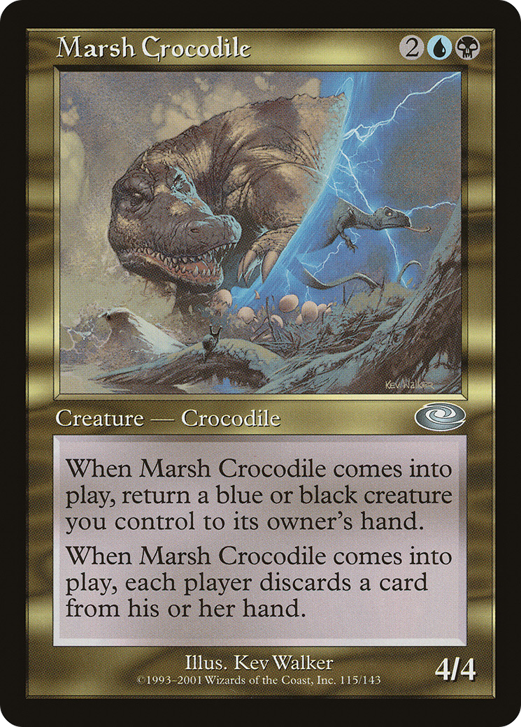 Marsh Crocodile - Foil