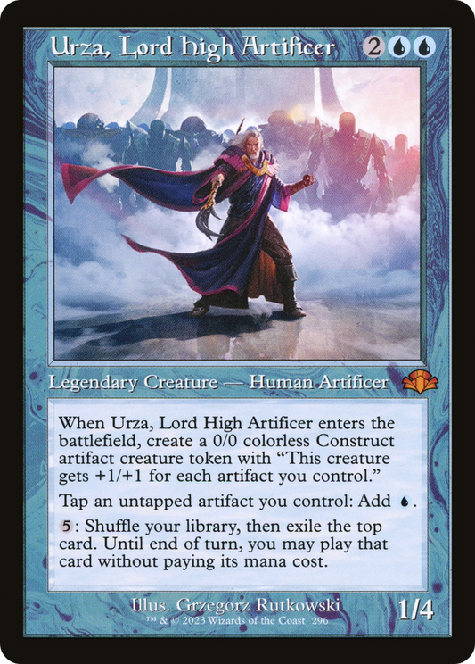 Urza, Lord High Artificer (296) (Retro Frame) - Foil