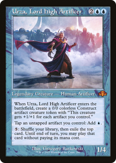Urza, Lord High Artificer (296) (Retro Frame)