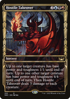 Hostile Takeover (310) (Showcase) - Foil