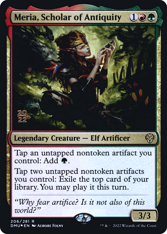 Meria, Scholar of Antiquity (206) (Prerelease) - Foil