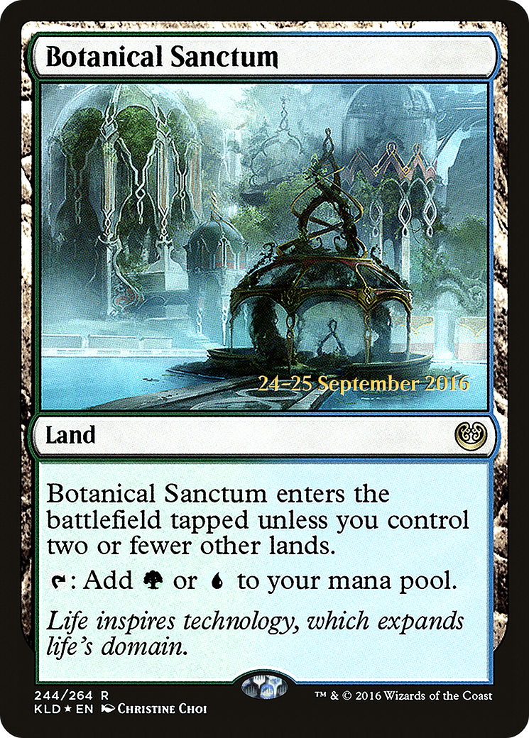 Botanical Sanctum (244) (Prerelease) - Foil