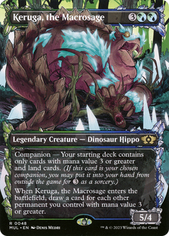 Keruga, the Macrosage (0048) (Borderless) (Showcase) - Foil