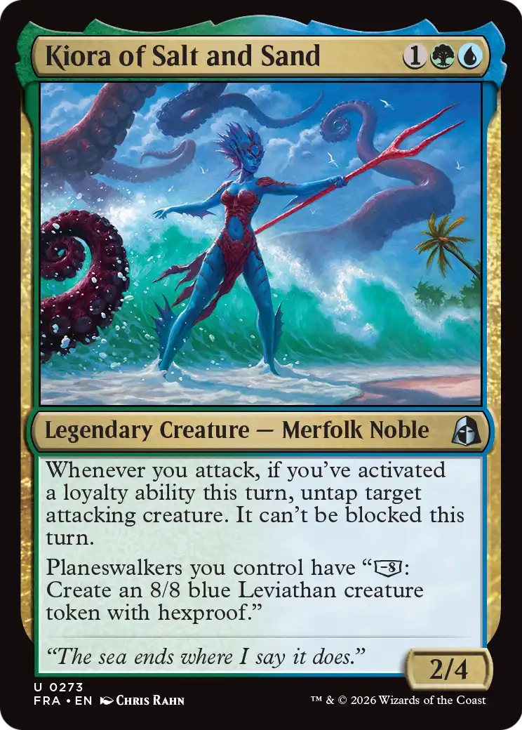 Kiora of Salt and Sand (FRA) - Foil