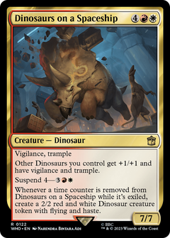 Dinosaurs on a Spaceship - Foil