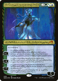Tamiyo, Compleated Sage (428) (Phyrexian) - Foil Etched