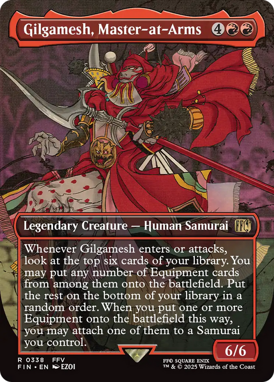 Gilgamesh, Master-at-Arms (0338) (Borderless) - Foil