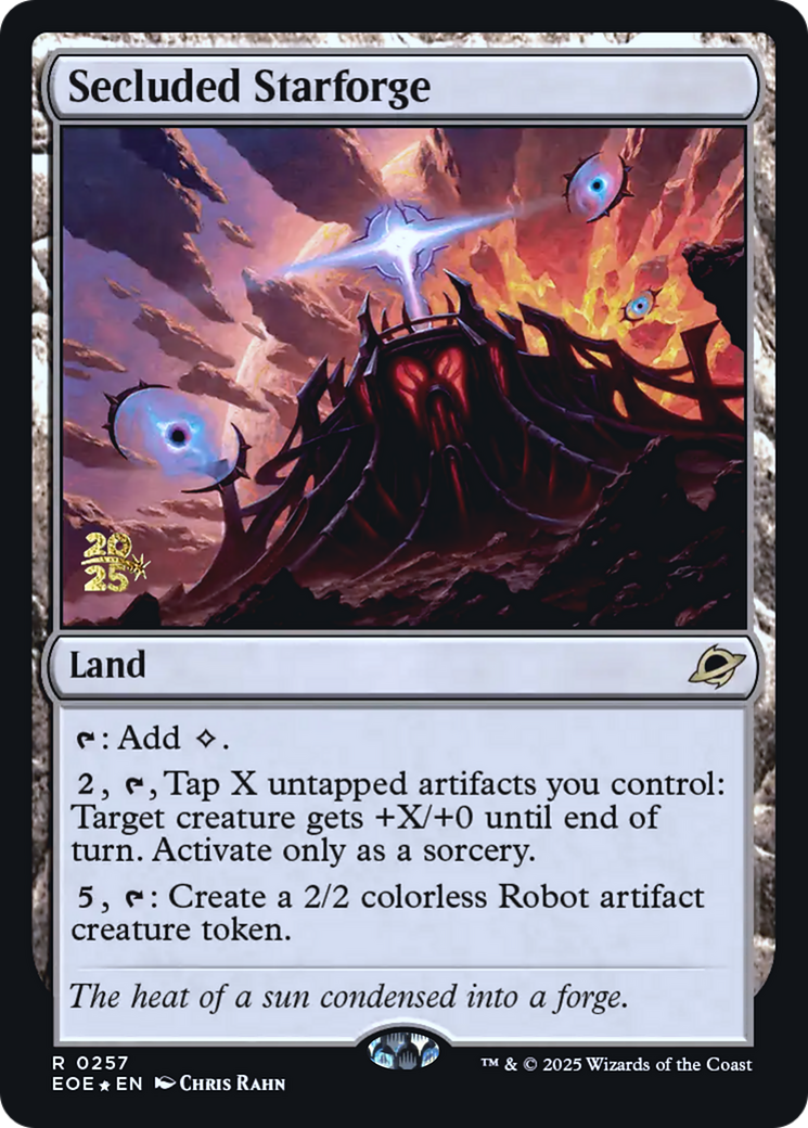 Secluded Starforge (0257) (Prerelease) - Foil