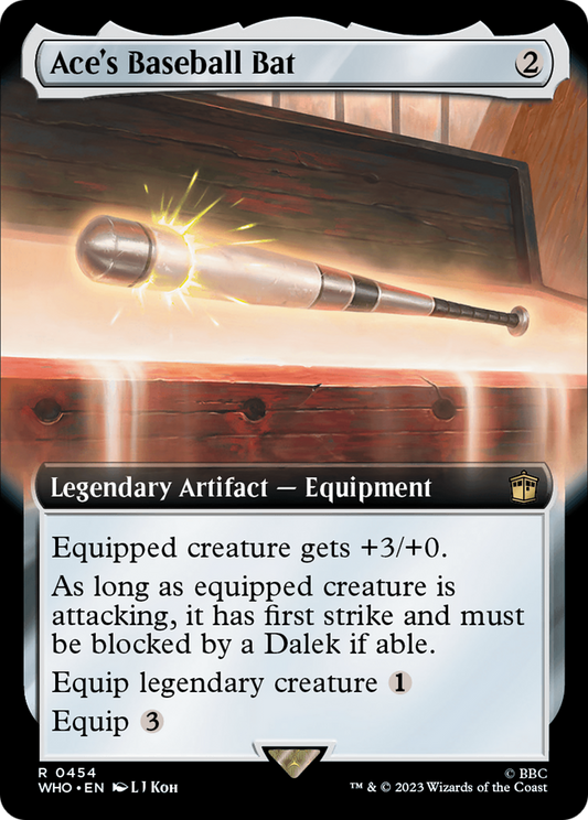 Ace's Baseball Bat (0454) (Extended Art) - Foil