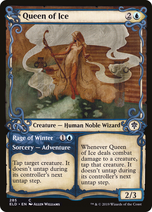 Queen of Ice // Rage of Winter (285) (Showcase) - Foil