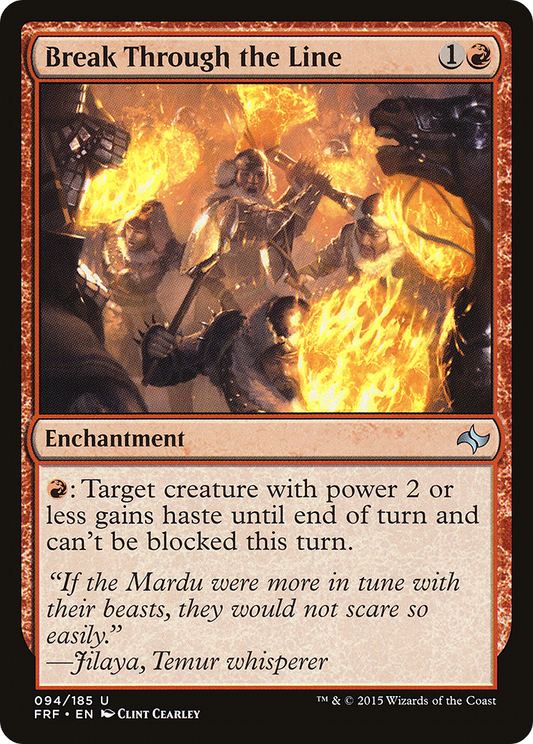Break Through the Line - Foil