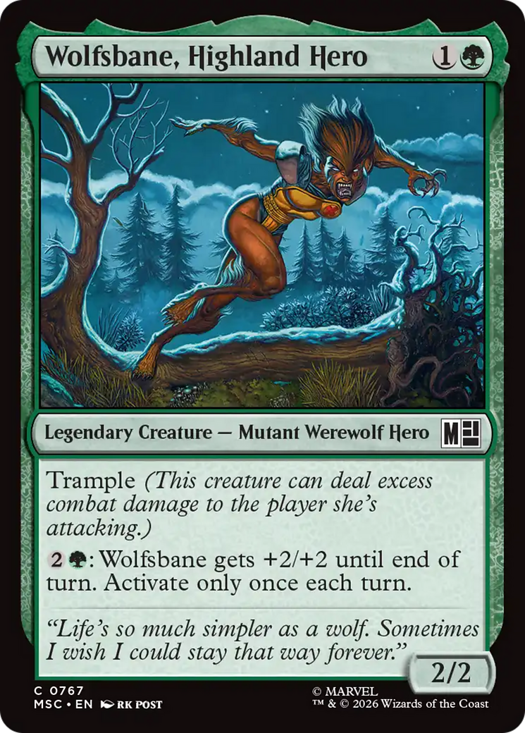 Wolfsbane, Highland Hero (MSC)