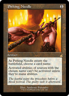 Pithing Needle (0463) (Retro Frame) - Foil