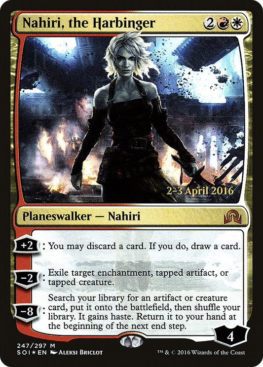Nahiri, the Harbinger (247) (Prerelease) - Foil