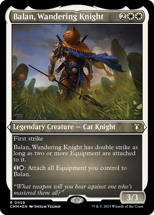Balan, Wandering Knight (0458) - Foil Etched