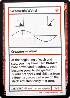 Geometric Weird (No PW Symbol)