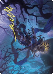 Sleep-Cursed Faerie Art Card (08/81) (AWOE) - Gold-Stamped Signature