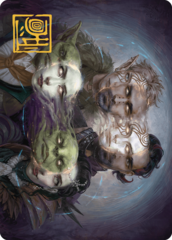 Illicit Masquerade (08/49) Art Card (AMKM) - Gold-Stamped Signature