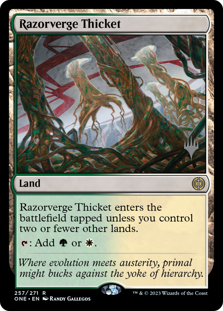 Razorverge Thicket (257) (Promo Pack) - Foil
