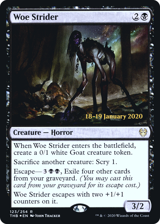 Woe Strider (123) (Prerelease) - Foil