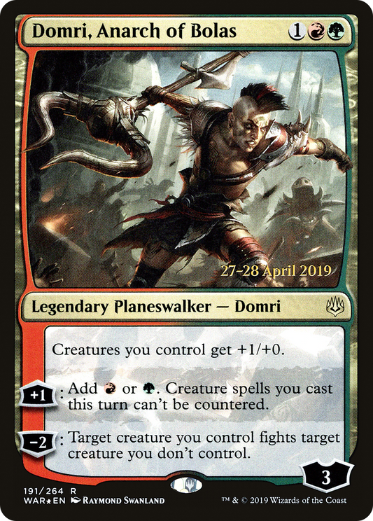 Domri, Anarch of Bolas (191) (Prerelease) - Foil