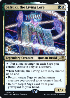 Satsuki, the Living Lore (235) (Prerelease) - Foil