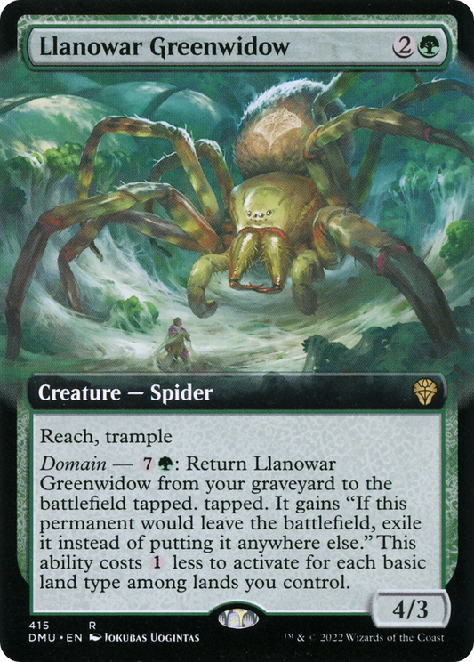 Llanowar Greenwidow (415) (Extended Art)