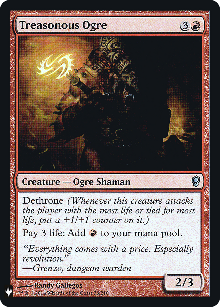 Treasonous Ogre (CNS-0036) (PLST)