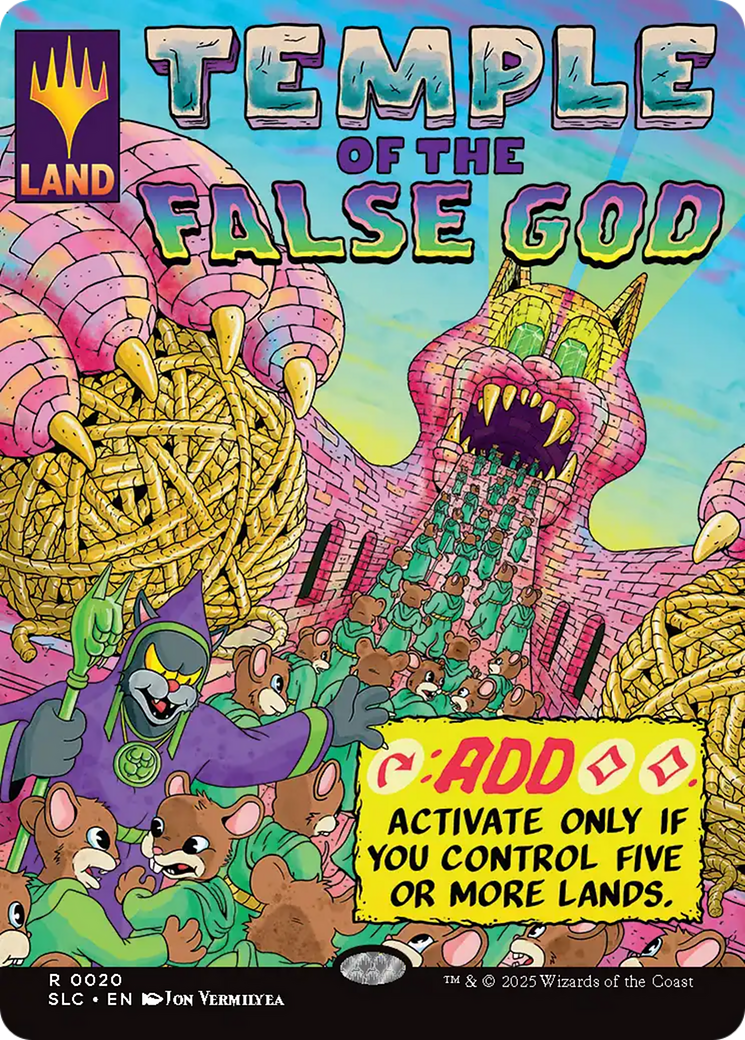 Temple of the False God (0047) (Showcase) - Halo Foil slc