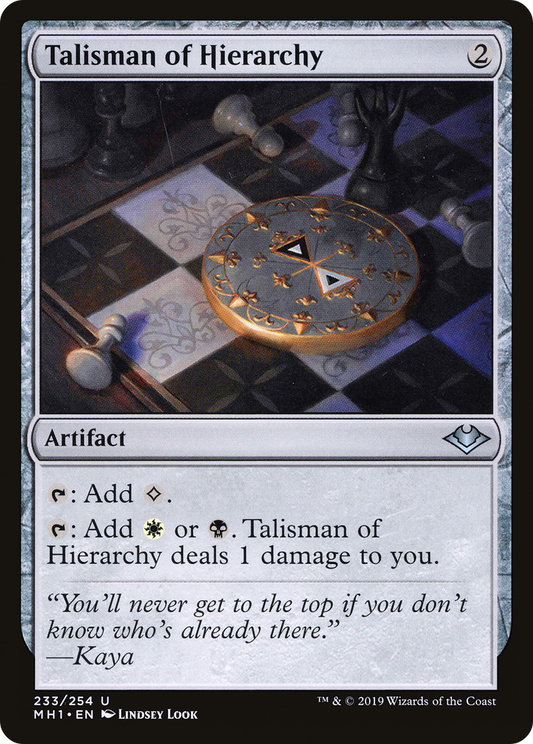Talisman of Hierarchy - Foil
