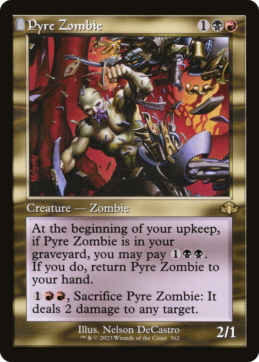 Pyre Zombie (362) (Retro Frame) - Foil