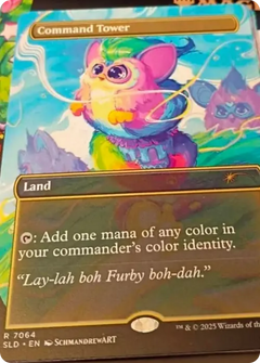 Command Tower (7064) (Borderless) - Foil sld
