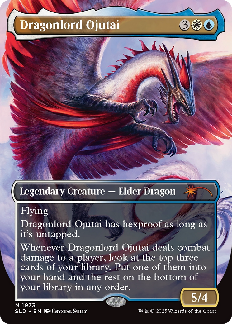 Dragonlord Ojutai (1973) (Borderless) (Reversible) (SLD)