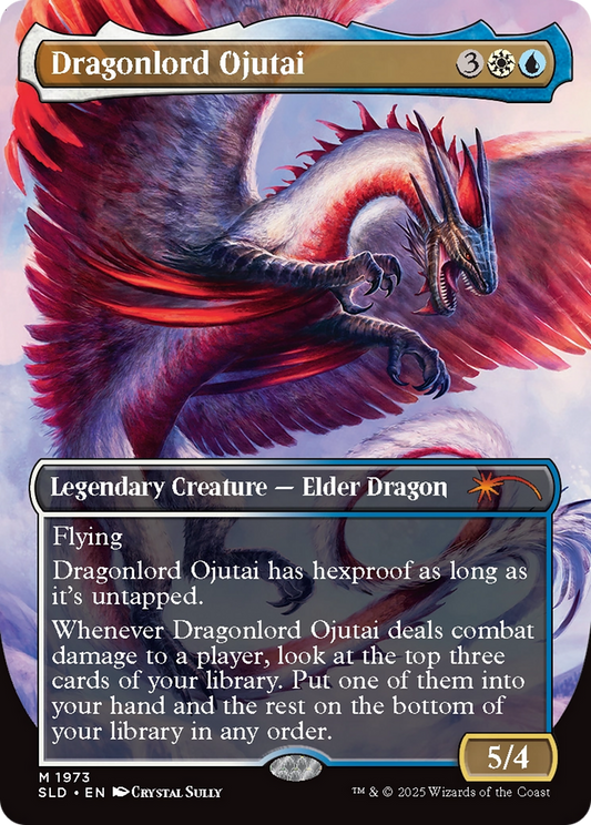 Dragonlord Ojutai (1973) (Borderless) (Reversible) (SLD)