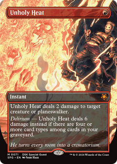 Unholy Heat (0071) (Borderless) - Foil
