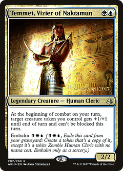 Temmet, Vizier of Naktamun (207) (Prerelease) - Foil