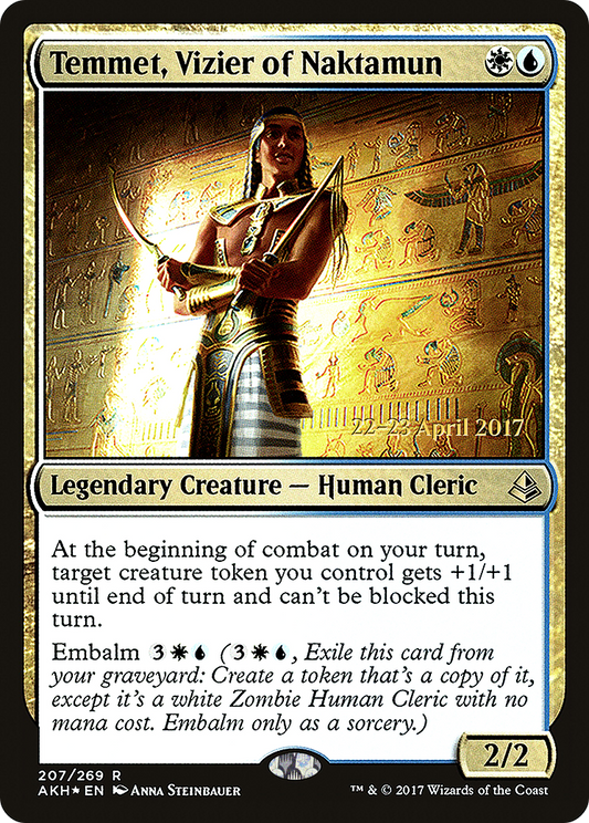 Temmet, Vizier of Naktamun (207) (Prerelease) - Foil
