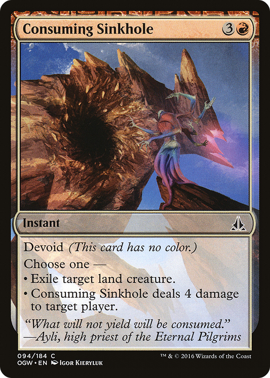 Consuming Sinkhole - Foil