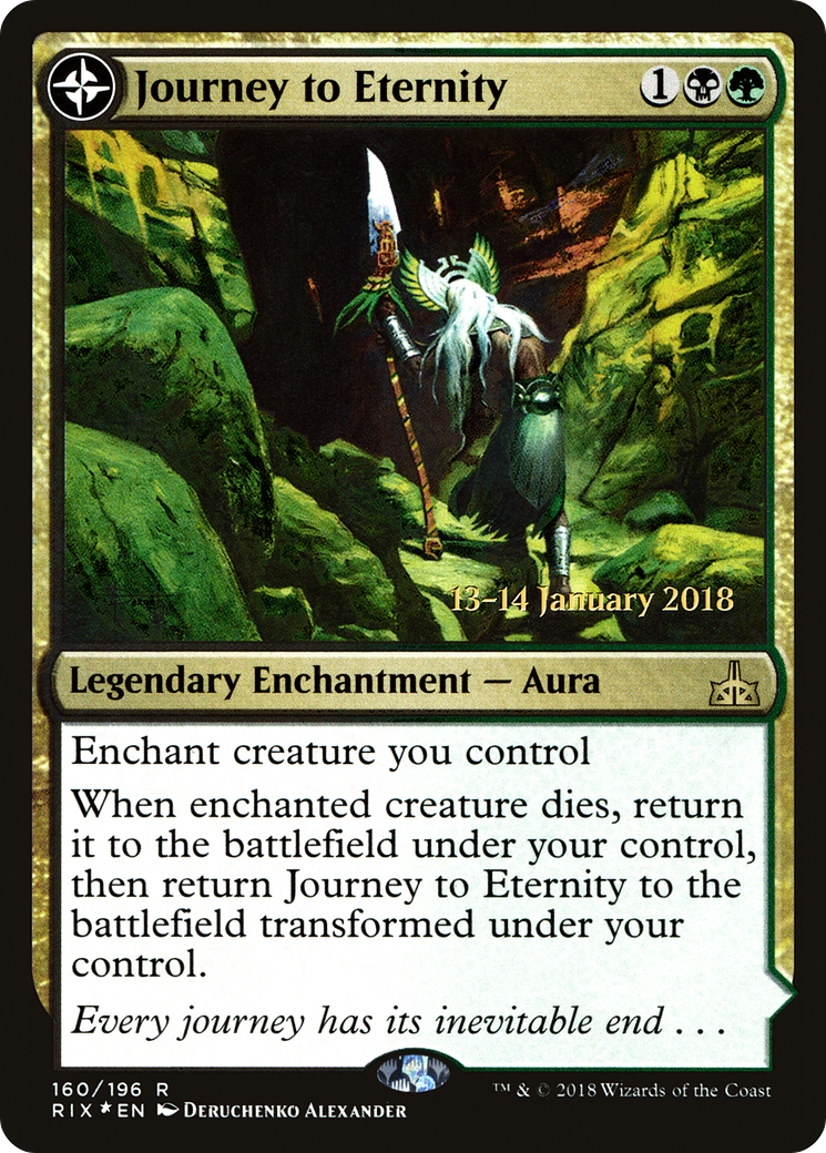 Journey to Eternity // Atzal, Cave of Eternity (160) (Prerelease) (PRIX) - Foil