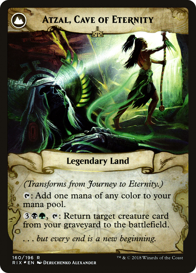 Journey to Eternity // Atzal, Cave of Eternity (160) (Prerelease) (PRIX) - Foil