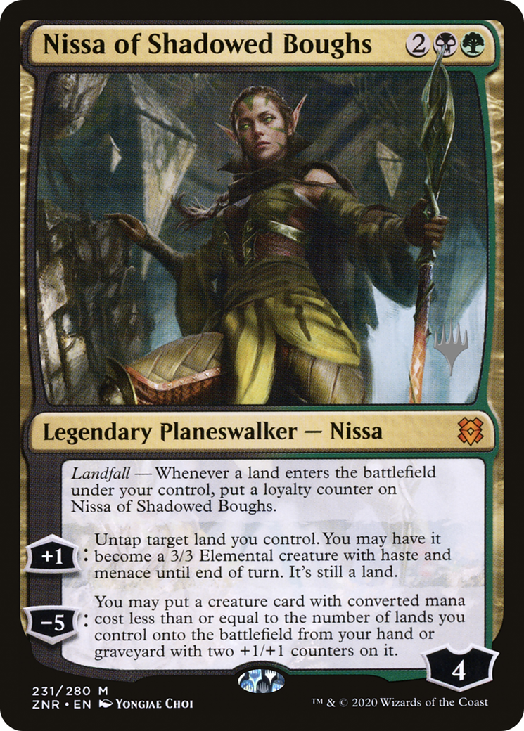 Nissa of Shadowed Boughs (231) (Promo Pack)