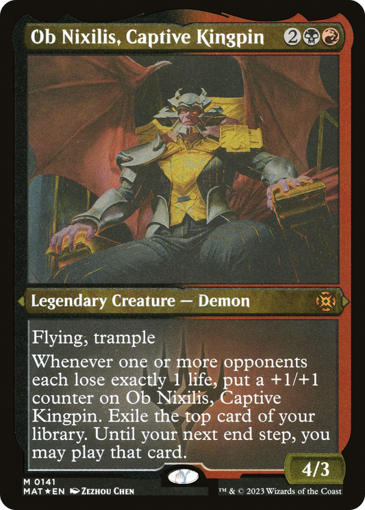 Ob Nixilis, Captive Kingpin (0141) - Foil Etched