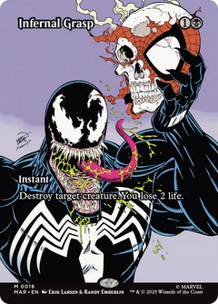 Infernal Grasp (0018) (Borderless) - Foil