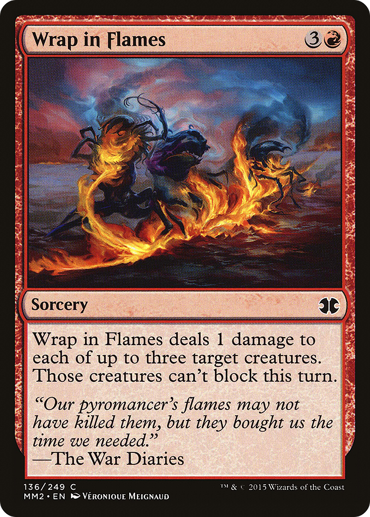 Wrap in Flames - Foil